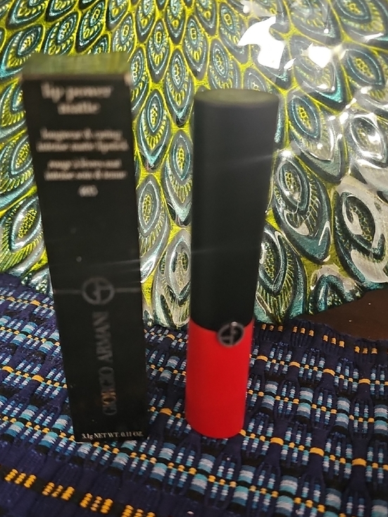 Giorgio Armani Other - Giorgio Armani Red Satin-Matte Lipstick Stick